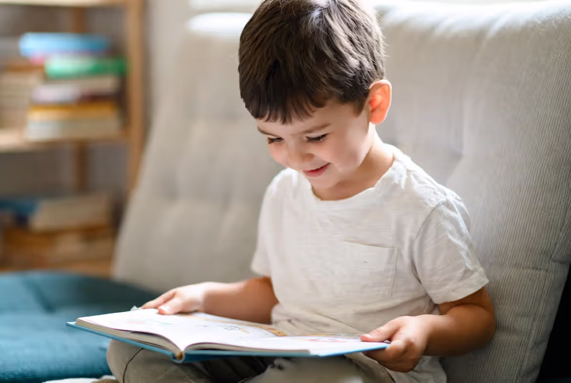 Beginning reader successfully reading decodable text independently